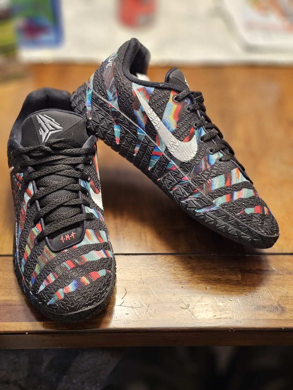 Nike JA 3 GS King of the Court Multicolor Mesh Zoom X Basketball Size 6.5 Youth